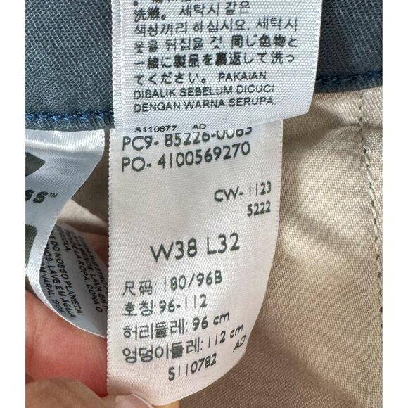 Levi's Men's XX Chino Standard Taper Fit Stretch Pants blue sz 38x32 - Picture 12 of 12